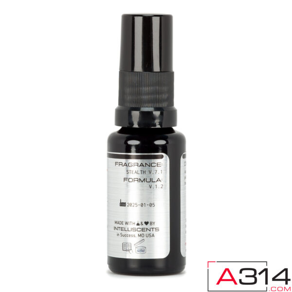 Instant Female Magic Pheromone For Men - Comfort and Excite Her - Androstadienone - 18 mL Bottle in Stealth - Side View