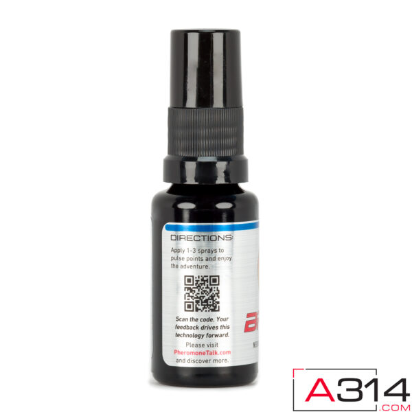 Bright Mood Enhancing Pheromone Spray - 18mL Bottle in Blue Summer Fragrance - SIde View