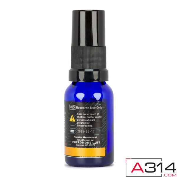 MX200 Experimental Pheromone Mixture - Asian Persuasion - 15 mL Bottle in Blue Summer - Side View