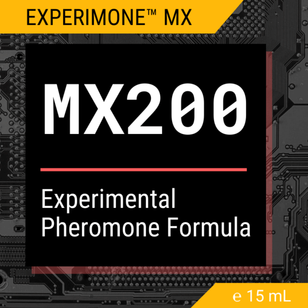 MX200 Experimental Pheromone Formula product label from the Experimone™ MX series