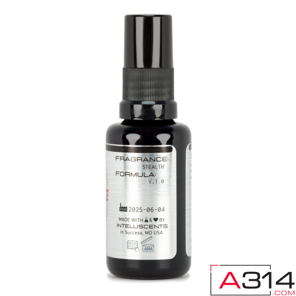 DoubleTake Pheromone Formula Enhancement Additive - 30mL Bottle in Stealth - Side View